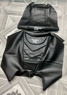 Premium Full Black Seat Cover For Hero Xtream 125R - Image 4